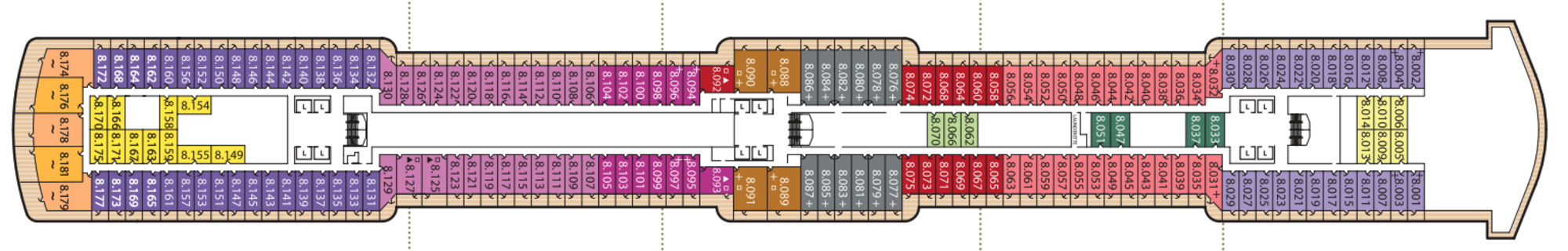 Deck 8 plan